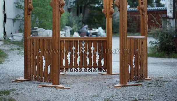 Уникальная беседка из лиственницы