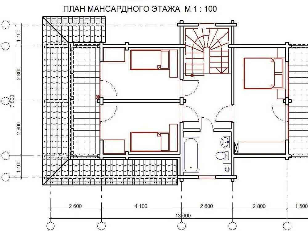 План 2 этажа