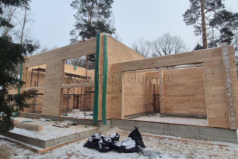 Строительство дома из клееного бруса «Химки»