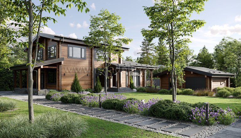 SPA-комплекса из клееного бруса «Северус»