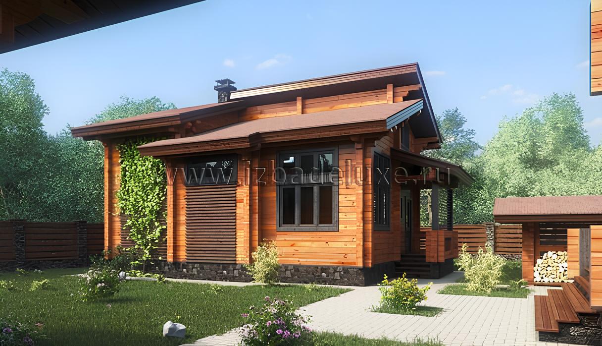 Дом из клееного бруса «Барочче»