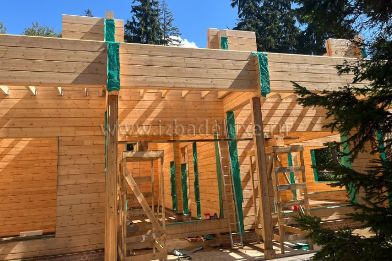 Строительство дома из клееного бруса «Усадьба Рублёвская»